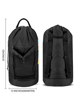 Foto 3 | Foto 3 | Venta Internacional - Bolsa de Lavandería Dalykate Correa para Hombro y Bolsillo de Malla Resistente
