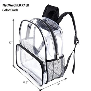Foto 2 | Foto 2 | Venta Internacional - Mini Mochila Transparente 12x12x6 Impermeable y Plástico Transparente