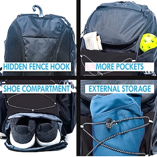 Foto 3 | Foto 3 | Venta Internacional - Mochila de Pickleball Athletico Negra