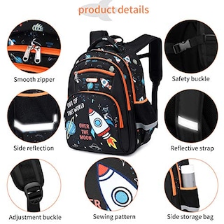Foto 3 | Foto 3 | Venta Internacional-Mochila Escolar Cusangel color Negro para Niño