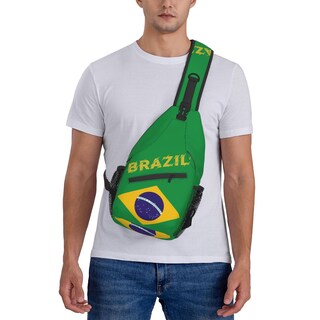 Foto 5 | Foto 5 | Venta Internacional - Mochila Cruzada con Bandera de Brasil Verde