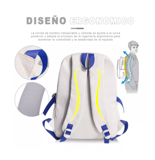 Foto 5 | Foto 5 | Mochila Escolar Lab.G Blanca