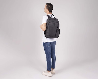 Foto 8 | Foto 8 | Mochila Grande 1818 Unisex Hop Negro Con Porta Laptop De Hasta 15''.
