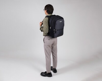 Foto 8 | Foto 8 | Mochila Grande Chenson Pro Para Hombre Heri Negro Con Porta Laptop De Hasta 15''.