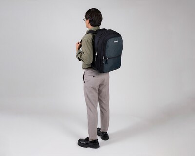 Foto 8 | Foto 8 | Mochila Grande Chenson Pro Para Hombre Heri Gris Con Porta Laptop De Hasta 15''.