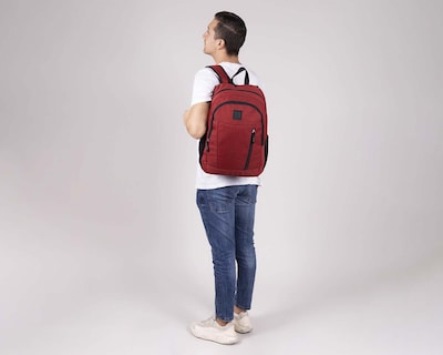 Foto 8 | Foto 8 | Mochila Grande 1818 Unisex Hop Tinto Con Porta Laptop De Hasta 15''.