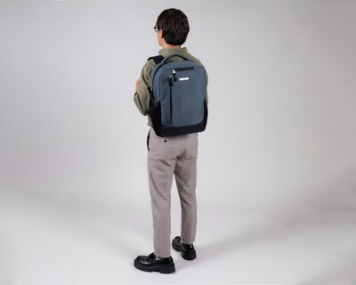 Foto 8 | Foto 8 | Mochila Grande Chenson Pro Para Hombre Evan Gris Con Porta Laptop De Hasta 15''.