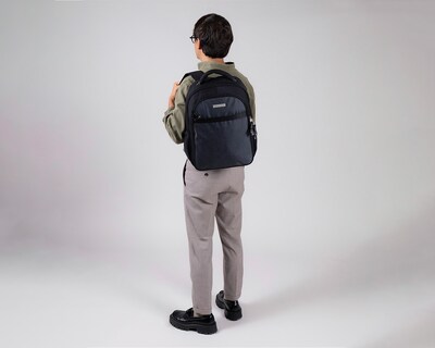 Foto 8 | Foto 8 | Mochila Grande Chenson Pro Para Hombre Heri Gris Con Porta Laptop De Hasta 15''.
