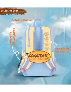 Foto 6 | Foto 6 | Mochila Avatar La Leyenda De Aang Flecha Fluorescente Edición Limitada Beige