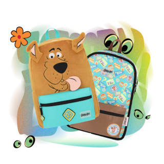 Foto 8 | Foto 8 | Mochila Escolar Scooby Doo Reversible Cafe Edicion Limitada Backpack
