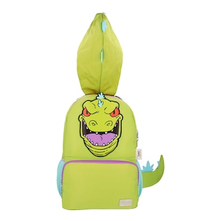 Foto 1 | Foto 1 | Mochila Escolar Rugrats Reptar Verde Con Gorrito Backpack