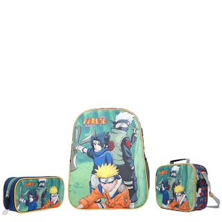 Foto 1 | Foto 1 | Set Mochila Lonchera Y Lapicera Naruto Sasuke Y Kakashi 3 En 1