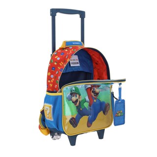 Foto 7 | Foto 7 | Mochila con Ruedas Chenson Fiant Mario Bros Azul para Niño