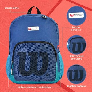 Foto 4 | Foto 4 | Mochila Grande Wilson Juvenil Azul Wls099-bp340a