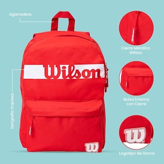 Foto 5 | Foto 5 | Mochila Grande Wilson Juvenil Roja Wls089-bp136d