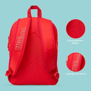 Foto 6 | Foto 6 | Mochila Grande Wilson Juvenil Roja Wls089-bp136d
