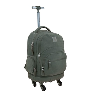 Foto 6 | Foto 6 | Mochila Grande Con Ruedas Impermeable Verde Militar 1818 Zilp