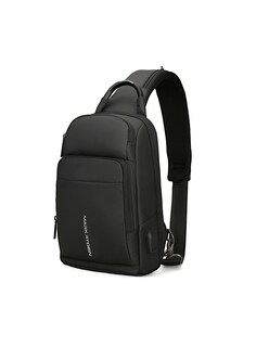 Foto 1 | Foto 1 | Mochila Cruzada Marca Mark Ryden Modelo 7618 Color Negro Repelente Al Agua