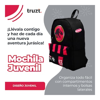 Foto 4 | Foto 4 | Mochila Juvenil Universal Jurassic Park 26 L