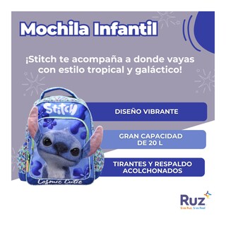 Foto 3 | Foto 3 | Mochila Primaria Infantil Disney Stitch 20 L