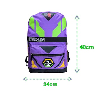 Foto 2 | Foto 2 | Mochila Porta Laptop Escolar Anime Evangelion Eva-01 Color Morado