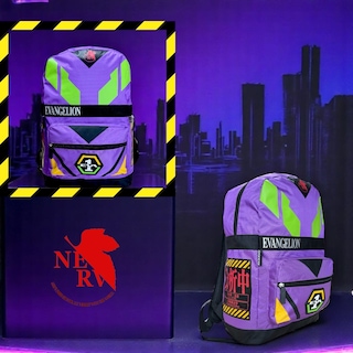 Foto 3 | Foto 3 | Mochila Porta Laptop Escolar Anime Evangelion Eva-01 Color Morado