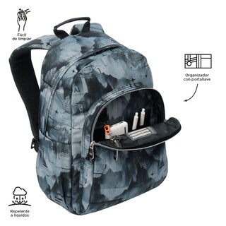 Foto 4 | Foto 5 | Mochila Ergonómica Grande Porta Laptop 14 | 20 L Acuarela