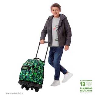 Foto 2 | Foto 2 | Mochila Grande Con Ruedas Porta Laptop 15.4 | 25 L Renglon