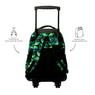 Foto 3 | Foto 4 | Mochila Grande Con Ruedas Porta Laptop 15.4 | 25 L Renglon