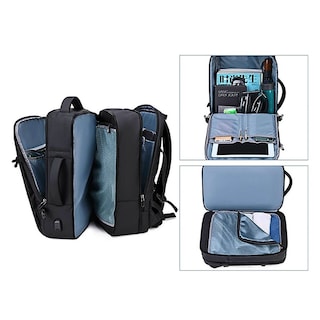 Foto 4 | Foto 4 | Mochila Porta Laptop Con Puerto De Carga Usb Color Negro