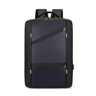 Foto 1 | Foto 1 | Mochilas Escolares Laptop De Viaje Impermeable Con Puerto Carga Usb Negro