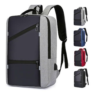 Foto 5 | Foto 5 | Mochilas Escolares Laptop De Viaje Impermeable Con Puerto Carga Usb Negro