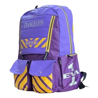 Foto 5 | Foto 5 | Mochila Escolar De Anime Evangelion Eva-01 Porta Laptop Color Morado