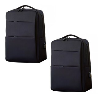 Foto 1 | Foto 1 | Mochila Impermeable Para Laptop Set De 2 Pzas Perfect Space Color Negro.