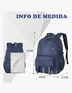 Foto 3 | Foto 3 | Mochila De Viaje Gran Capacidad Para Laptop