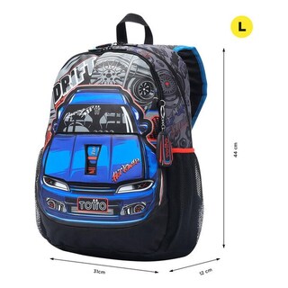 Foto 2 | Foto 2 | Totto Mochila Escolar Grande Para Niño | Con Organizador Interno Y Fácil De Limpiar | 16.6 Litros Ra Multicolor