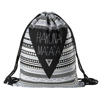 Foto 1 | Foto 1 | Mochila Huoguo Classic Con Cordón Diseño De Emoticonos Color Blanco - Venta Internacional.