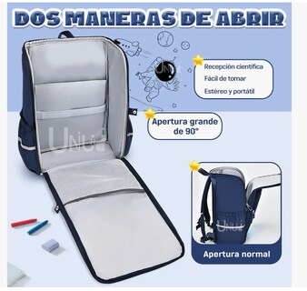 Foto 4 | Foto 4 | Mochila Escolar Primaria Para Niño Astronauta 3d Impermeable Alta Calidad