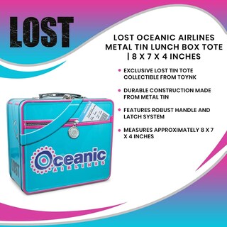 Foto 7 | Foto 7 | Lonchera Toynk Lost Oceanic Airlines Lata Metálica - Venta Internacional