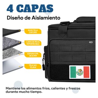 Foto 3 | Foto 3 | Lonchera Termica Táctica 20 L Eo Safe Imports Esi-19517 Negro