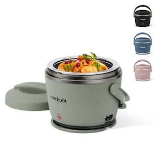 Foto 1 | Foto 1 | Fiambrera Eléctrica Crock-pot, 600 Ml, Calentador De Alimentos, Color Verde Luna - Venta Internacional.