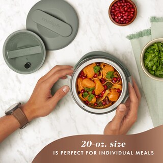 Foto 2 | Foto 2 | Fiambrera Eléctrica Crock-pot, 600 Ml, Calentador De Alimentos, Color Verde Luna - Venta Internacional.