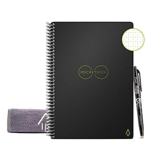 Foto 1 | Foto 1 | Venta Internacional - Cuaderno Rocketbook Ecológico Puntos Bolígrafo Paño Negro Tamaño Ejecutivo