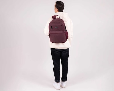 Foto 8 | Foto 8 | Mochila Grande Chenson Pro Para Mujer Tesa Tinto Con Porta Laptop De Hasta 15''.
