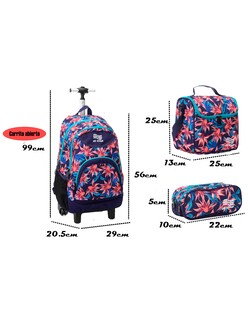 Foto 8 | Foto 8 | Set de Mochila Escolar Us Urban Carrito con Lonchera y Lapicera para Niña
