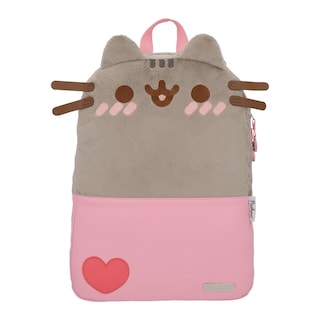 Foto 1 | Foto 1 | Mochila Escolar Gato Pusheen The Cat Gris Rosa Corazon Backpack