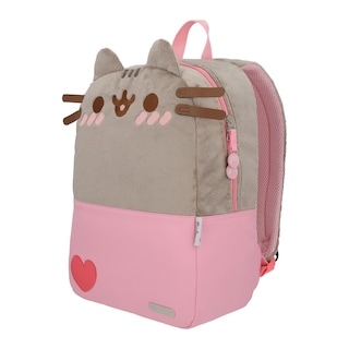 Foto 2 | Foto 2 | Mochila Escolar Gato Pusheen The Cat Gris Rosa Corazon Backpack