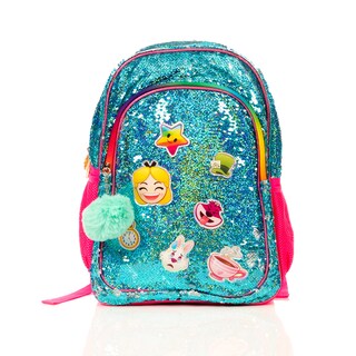 Foto 1 | Foto 1 | Mochila Disney Emoji Alicia en el Pais de las Maravillas Azul