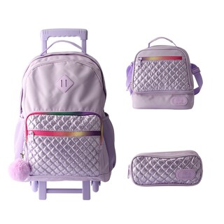 Foto 1 | Foto 1 | Set Mochila Escolar Carrito Con Lonchera Y Lapicera 3 Piezas