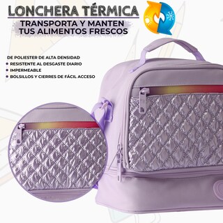 Foto 6 | Foto 6 | Set Mochila Escolar Carrito Con Lonchera Y Lapicera 3 Piezas